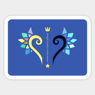 Kingdom Hearts Sora Riku Connected Hearts Sticker